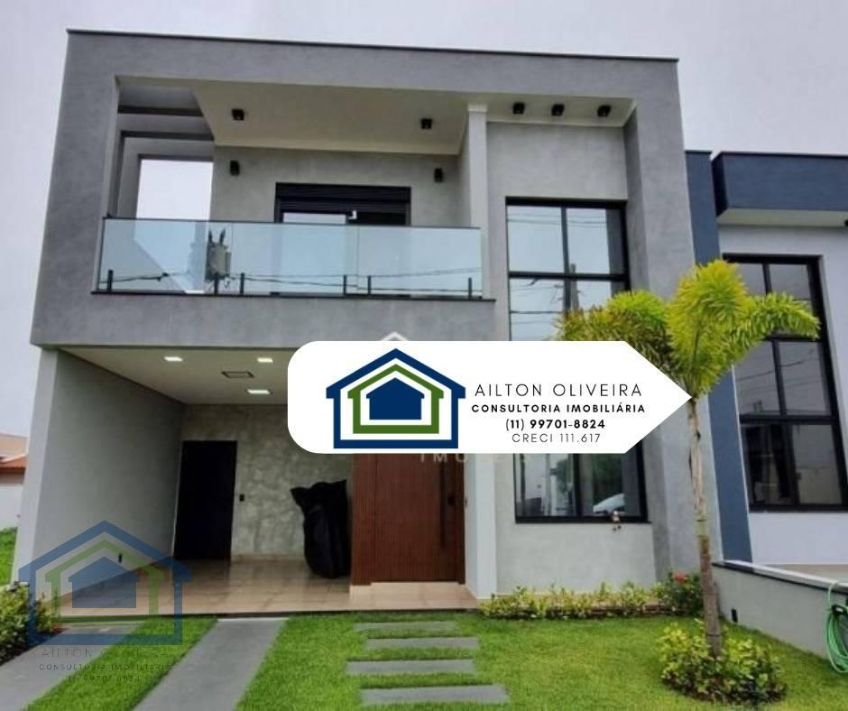 Lindo Sobrado de  228m² à venda no excelente  Condomínio   Fechado Reserva Ipanema-  Sorocaba - SP. - Casarely Imóveis