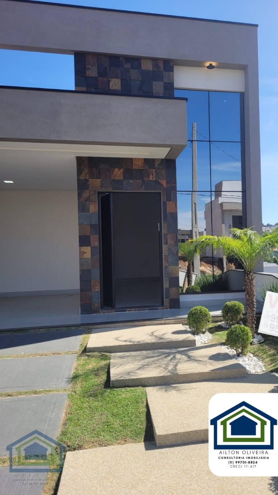 Lindo Casa Térrea de  135m² à venda no excelente  Condomínio  Fechado Gran Reserve em  Indaiatuba- SP. - Casarely Imóveis
