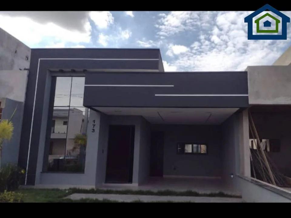 Linda Casa Térrea de 135m² de área Construída e Terreno 200m² à venda no excelente Condomínio Fechado Gran Reserve em Indaiatuba- SP. - Casarely Imóveis