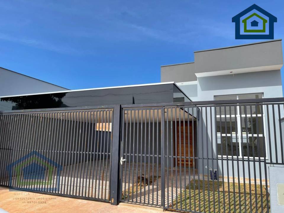 Linda Casa Térrea de 140m2 de Área  Construída, e Terreno 250m2, no Bairro Portal Ville Azaleia em Boituva- SP. - Casarely Imóveis