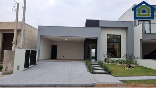 Linda Casa Térrea de 189m² de Área Construída e Terreno de 250m², com Muito Verde no Condomínio Jardim Europa em Boituva - SP. - Casarely Imóveis