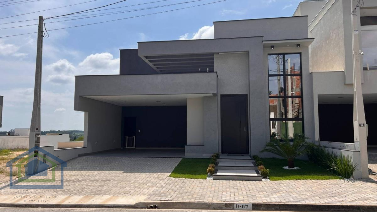 Linda Casa Térrea em Condomínio Fechado, de 192m² de Área Construída, e Terreno de 300m², no Condomínio Renaissance  em Sorocaba - SP - Casarely Imóveis