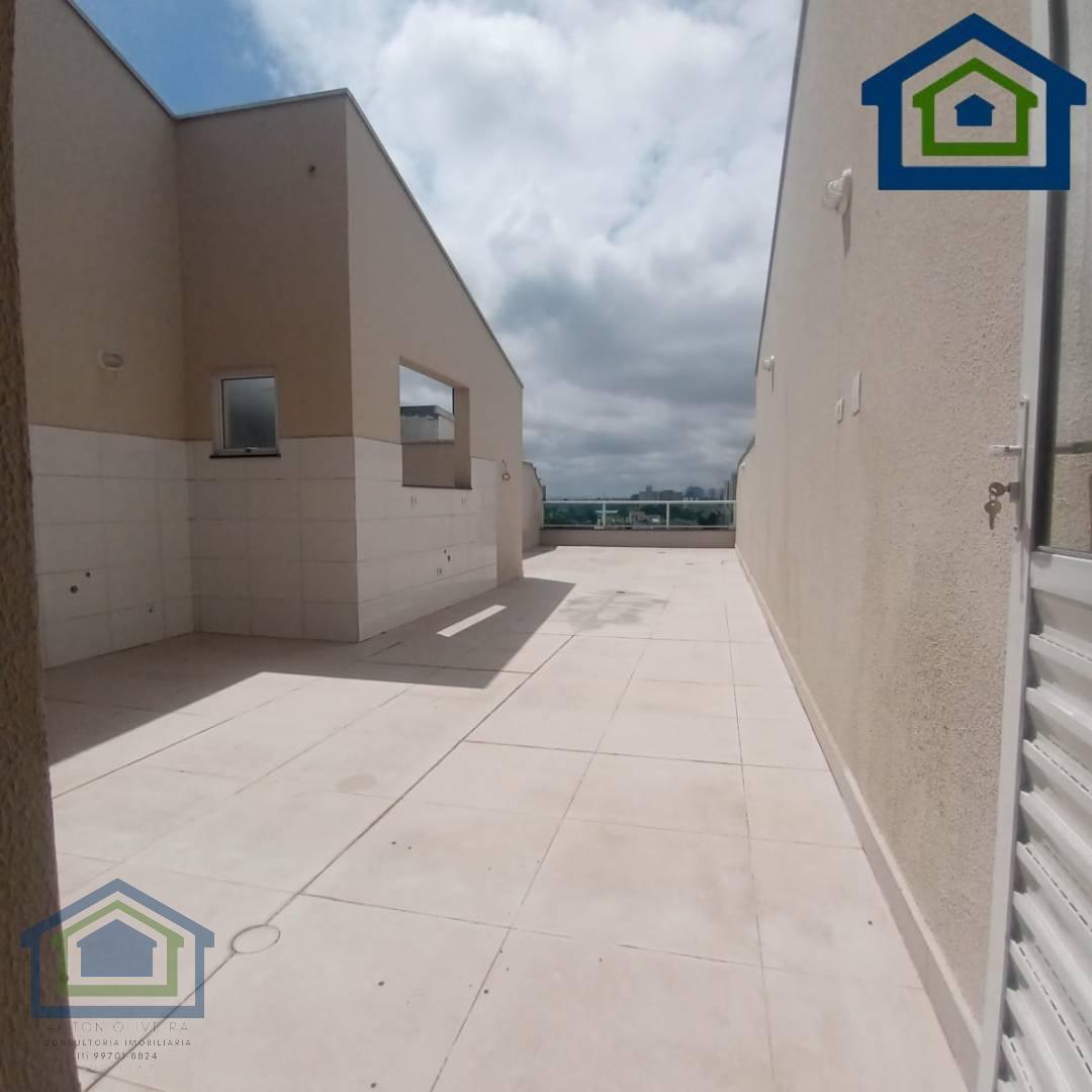 Linda Cobertura á venda de 140m² com 02 Dormitórios, na Vila Valparaíso - Santo André - SP. - Casarely Imóveis