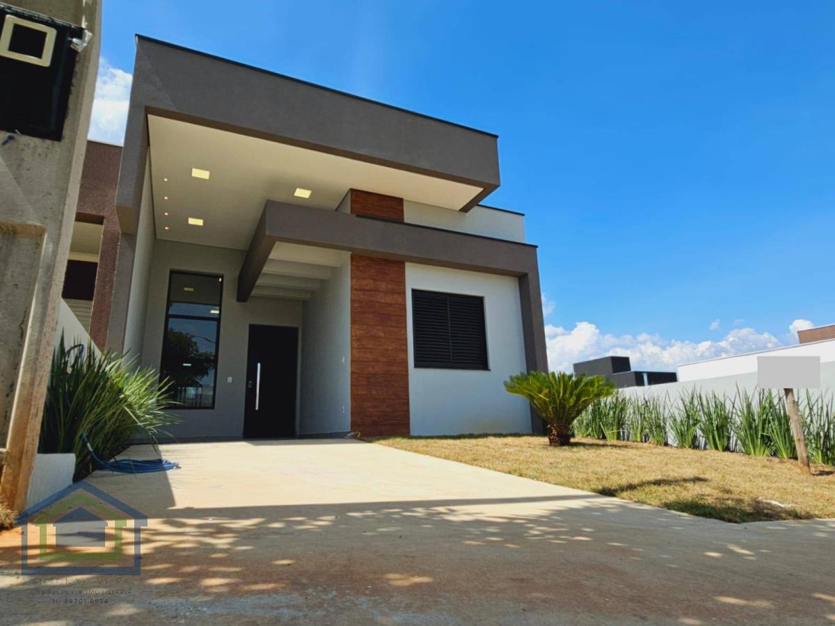 Linda Térrea de 107m² de área Construída, e Terreno de 154m2, à venda no excelente Condomínio Fechado Jardim - Sorocaba - SP. - Casarely Imóveis