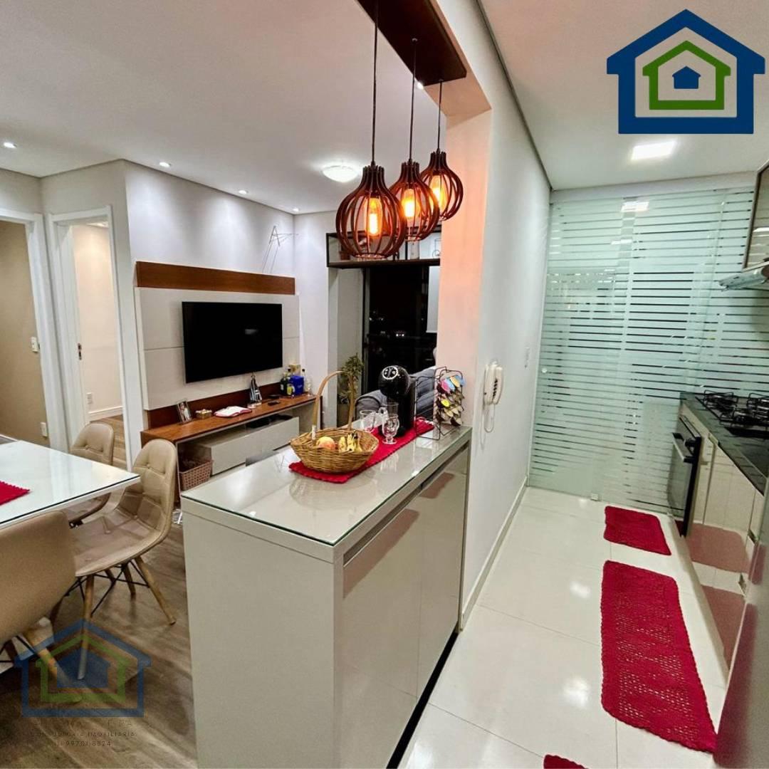 Lindo Apartamento com 52m² á venda, 02 Dormitórios, Sala, Cozinha Planejada,  no Condomínio Start em São Bernardo do Campo - SP - Casarely Imóveis