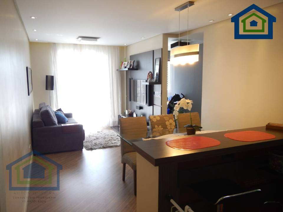 Lindo Apartamento de 72m²  com 03 Dormitórios  Sendo 01 Suíte, á venda, no Bairro Taboão  em  São Bernardo do Campo - SP. - Casarely Imóveis