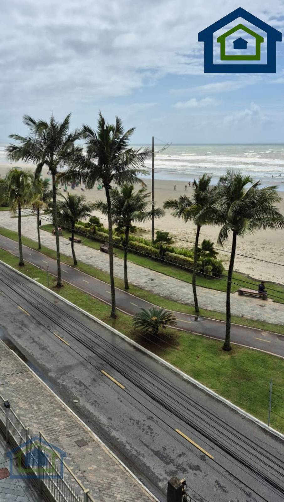 Lindo Apto com 83m2 á venda, 02 dormitório sendo 01 Suíte, Sala, Cozinha, 02 Vagas no Jardim Imperador - Praia Grande - SP - Casarely Imóveis