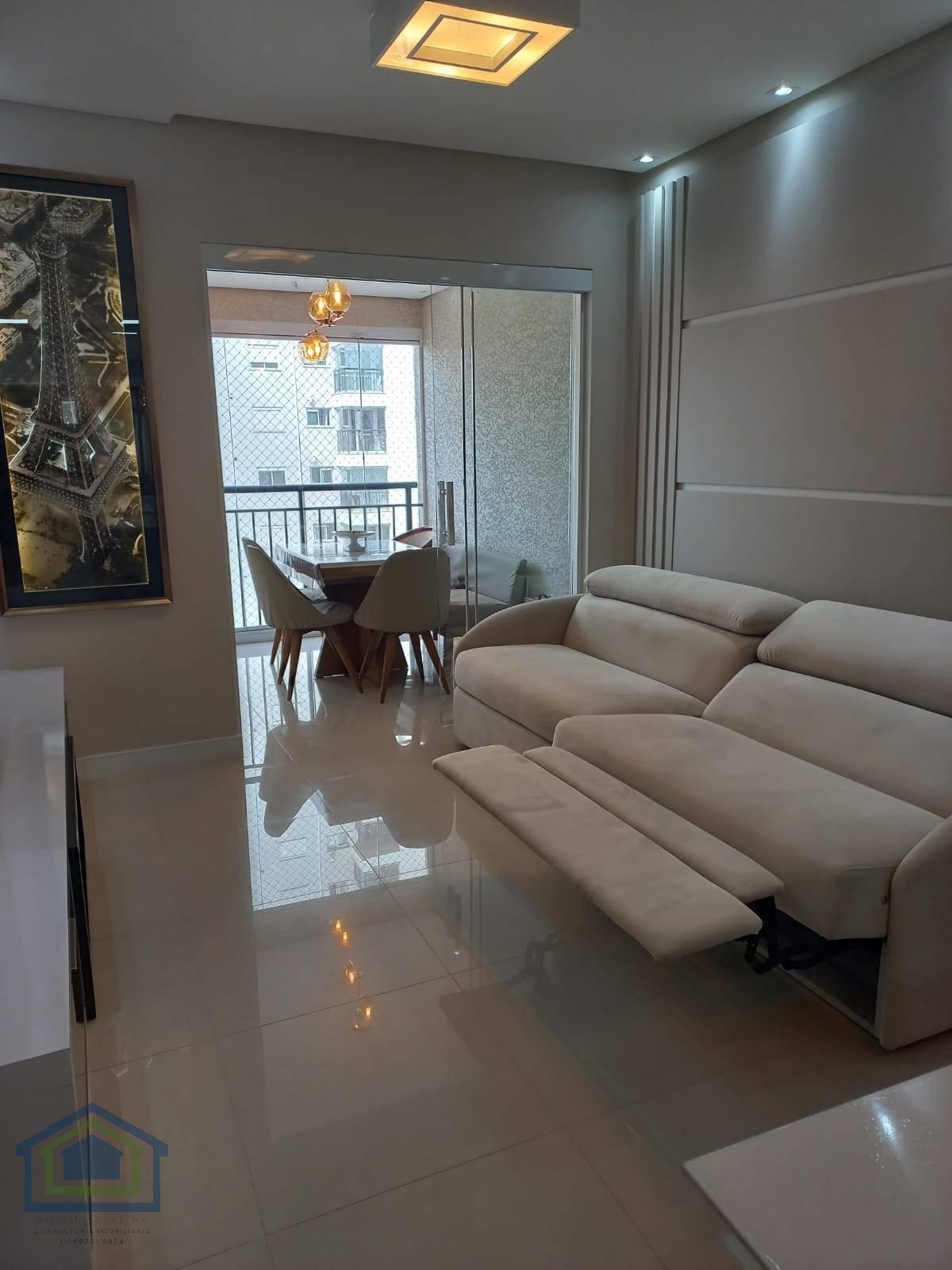 Lindo Apto Padrão em Condomínio Gran Village, com 70m2 á venda, 02 dormitórios Seno 01 Suítes, Sala, Cozinha Planejada, 01 Vagas, no Jardim Independên - Casarely Imóveis