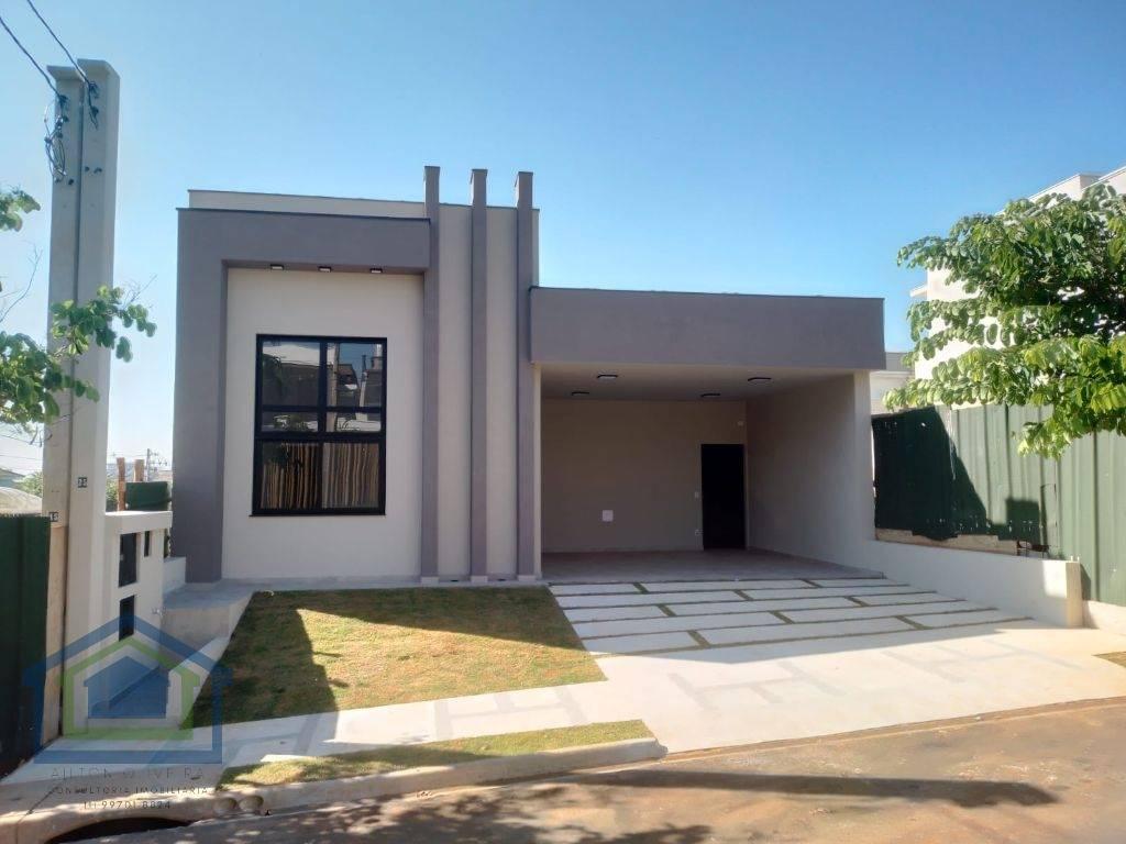Linda Casa Térrea de 150m² de Área Construída,  e Terreno de 250m2, à venda no excelente Condomínio Villa dos Ingleses - Sorocaba - SP - Casarely Imóveis
