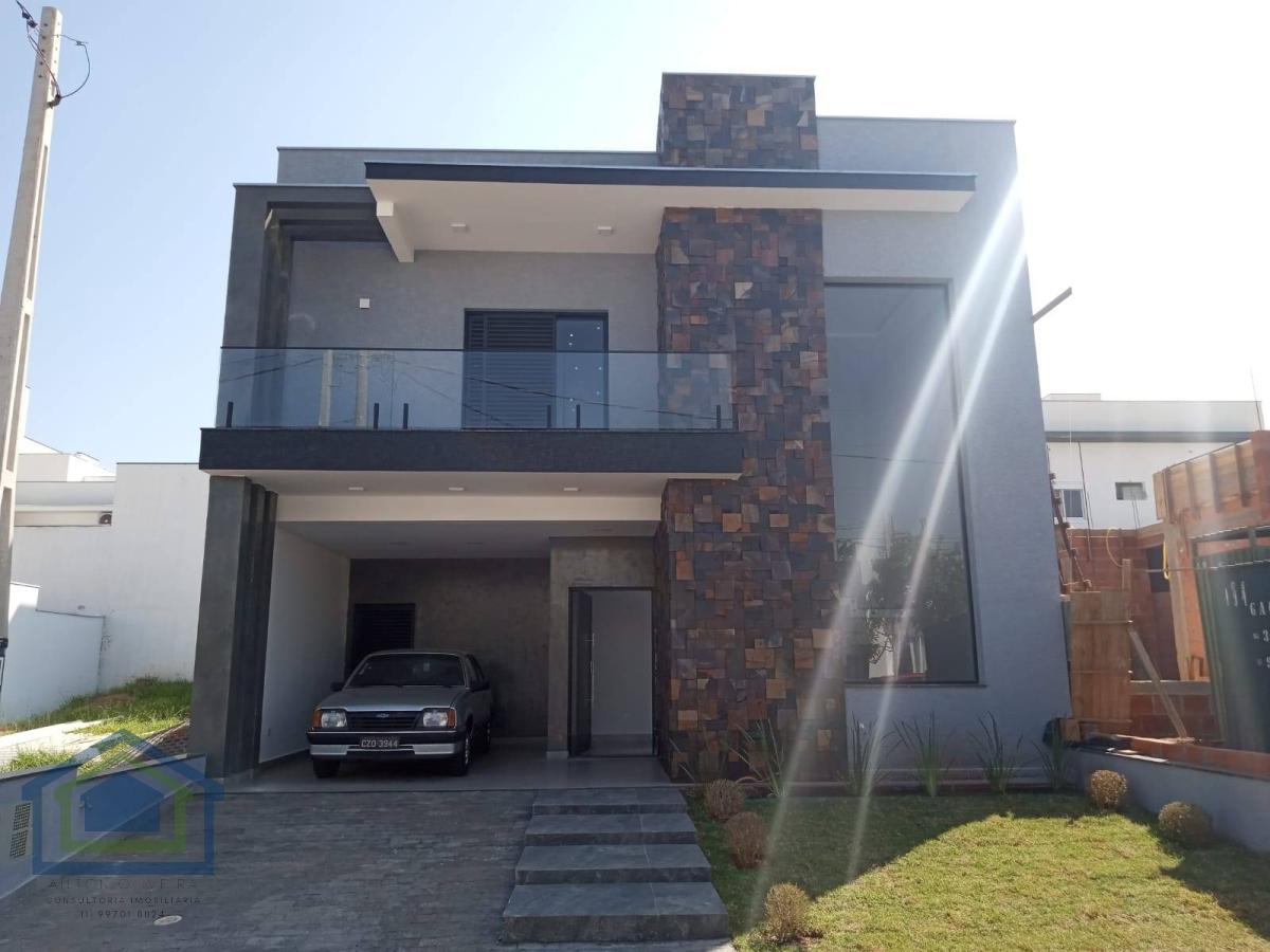 Lindo Sobrado de 185m² de Área Construída, à venda no excelente Condomínio Terras de São Francisco - Sorocaba - SP - Casarely Imóveis