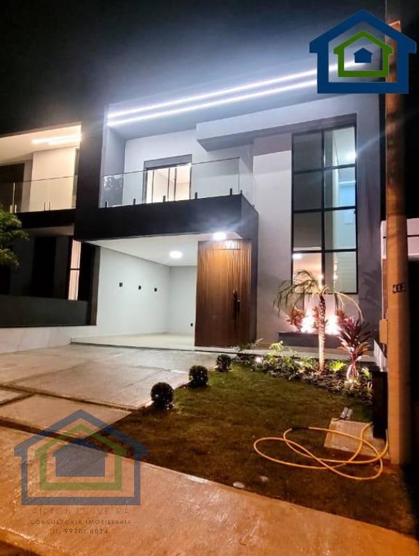 Lindo Sobrado de 210m² à venda no excelente Condomínio Fechado Gran Reserve em Indaiatuba- SP. - Casarely Imóveis